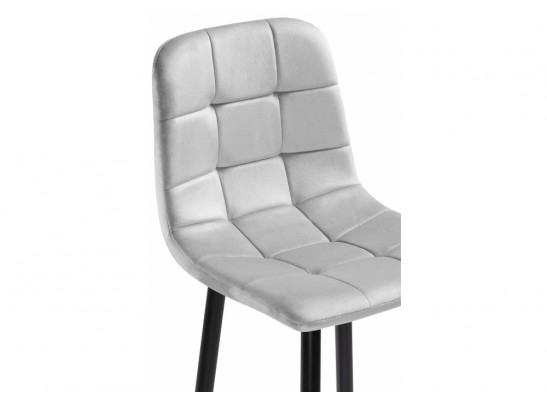 Барный стул Chio light gray / black в Ростове-на-Дону