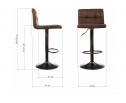 Барный стул Paskal vintage brown в Ростове-на-Дону