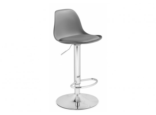 Барный стул Soft gray / chrome в Ростове-на-Дону