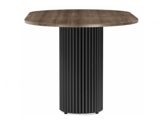 Деревянный стол Барон О 160 х 90 дуб кантри / черный в Ростове-на-Дону