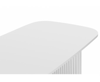 Деревянный стол Бавария B 160 х 90 белая пленка шагрень / белый