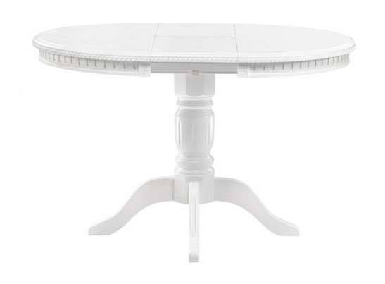 Деревянный стол Долерит круглый белый в Ростове-на-Дону