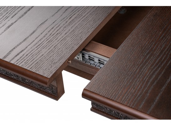 Деревянный стол Джил орех с коричневой патиной в Ростове-на-Дону