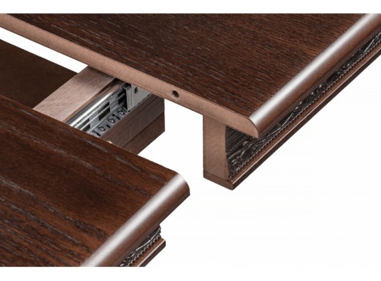 Деревянный стол Джил орех с коричневой патиной в Ростове-на-Дону