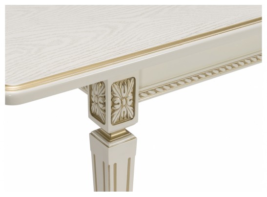Деревянный стол Шанталь слоновая кость / золото в Ростове-на-Дону