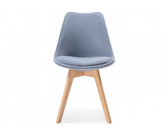 Деревянный стул Bonuss blue / wood