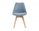 Деревянный стул Bonuss light blue / wood
