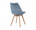 Деревянный стул Bonuss light blue / wood