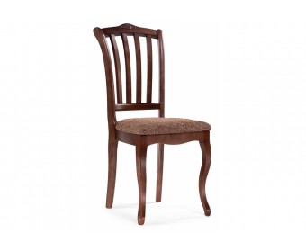 Деревянный стул Виньетта орех / мерц белый люкс
