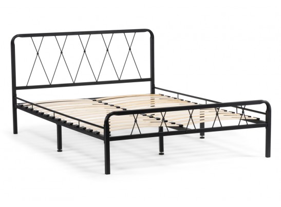 Двуспальная кровать Иоханна 18 160х200 черная в Ростове-на-Дону