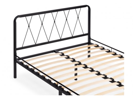 Двуспальная кровать Иоханна 18 160х200 черная в Ростове-на-Дону