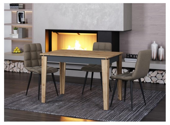 Деревянный стол Алвин дуб вотан / графит в Ростове-на-Дону