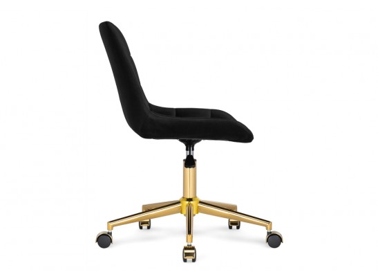 Компьютерное кресло Честер черный (california 999) / золото в Ростове-на-Дону