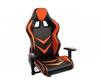 Компьютерное кресло Racer черное / оранжевое