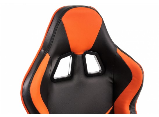 Компьютерное кресло Racer черное / оранжевое в Ростове-на-Дону