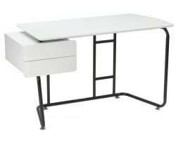Компьютерный стол Desk 131х58х76 white / black Компьютерный стол Desk 131х58х76 white / black