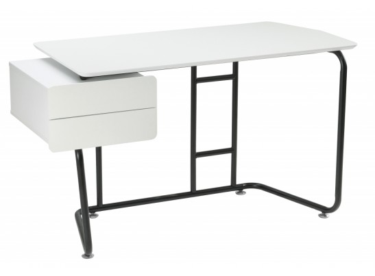 Компьютерный стол Desk 131х58х76 white / black в Ростове-на-Дону