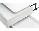 Компьютерный стол Desk 131х58х76 white / black в Ростове-на-Дону