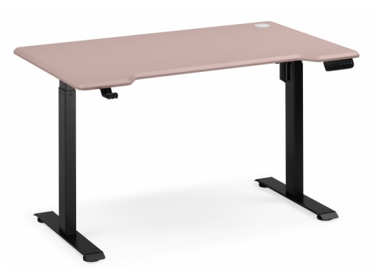 Компьютерный стол Маркос 140х80 розовый / черный