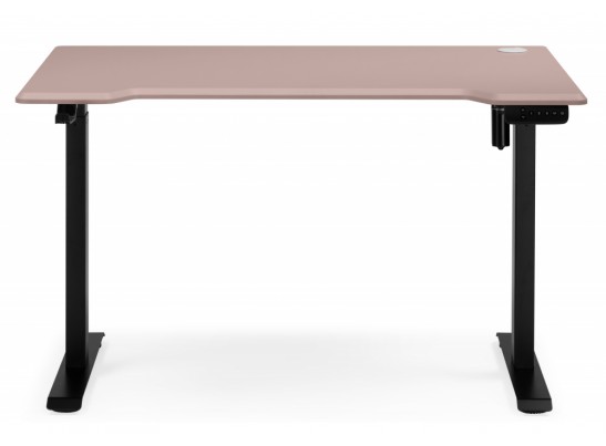 Компьютерный стол Маркос 140х80 розовый / черный
