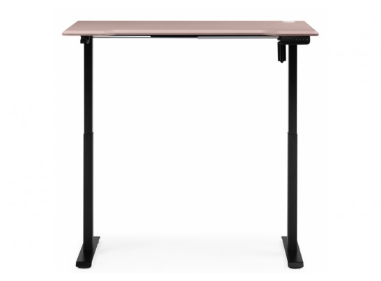 Компьютерный стол Маркос 140х80 розовый / черный