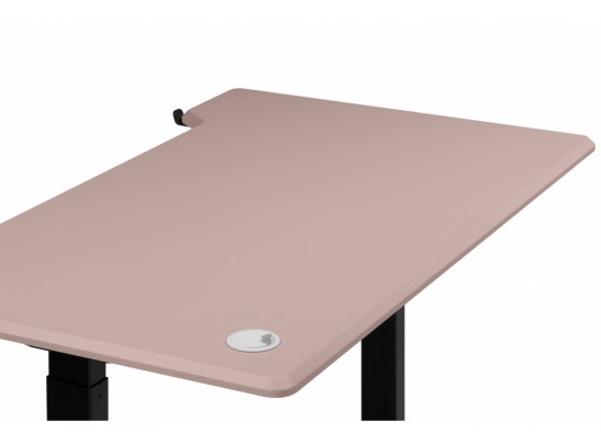 Компьютерный стол Маркос 140х80 розовый / черный