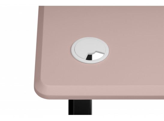 Компьютерный стол Маркос 140х80 розовый / черный