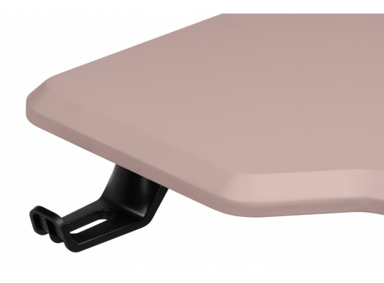 Компьютерный стол Маркос 140х80 розовый / черный