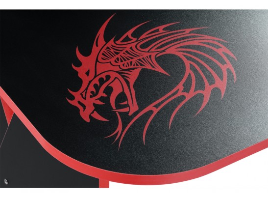 Компьютерный стол Вивианн 140х89х75 красный / черный в Ростове-на-Дону