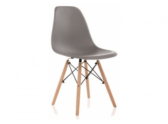Пластиковый стул Eames PC-015 серый в Ростове-на-Дону