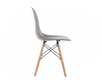 Пластиковый стул Eames PC-015 серый