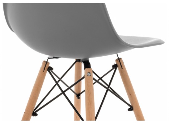 Пластиковый стул Eames PC-015 серый в Ростове-на-Дону