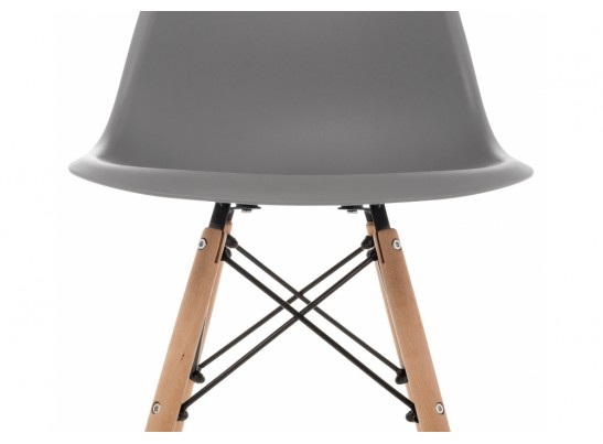 Пластиковый стул Eames PC-015 серый в Ростове-на-Дону