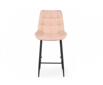Полубарный стул Челси 360 бежевый (zd 210) / черный