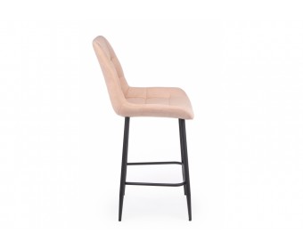 Полубарный стул Челси 360 бежевый (zd 210) / черный