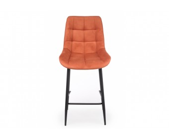 Полубарный стул Челси терракотовый (zd 432) / черный