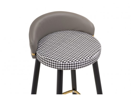 Полубарный стул Kardial gray / black в Ростове-на-Дону