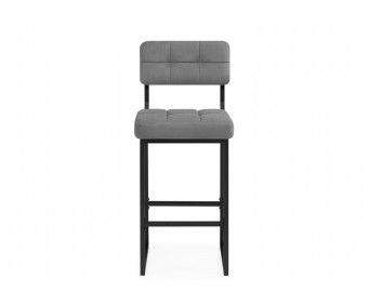 Полубарный стул Ларс selfie grey / черный