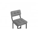Полубарный стул Ларс selfie grey / черный в Ростове-на-Дону