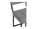 Полубарный стул Ларс selfie grey / черный в Ростове-на-Дону