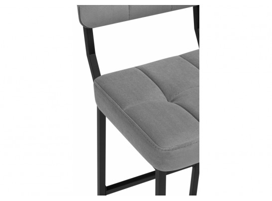 Полубарный стул Ларс selfie grey / черный в Ростове-на-Дону