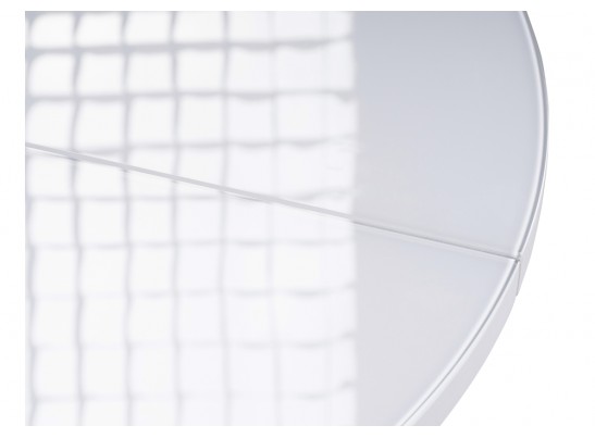 Стеклянный стол Бетина белый / черный каркас в Ростове-на-Дону