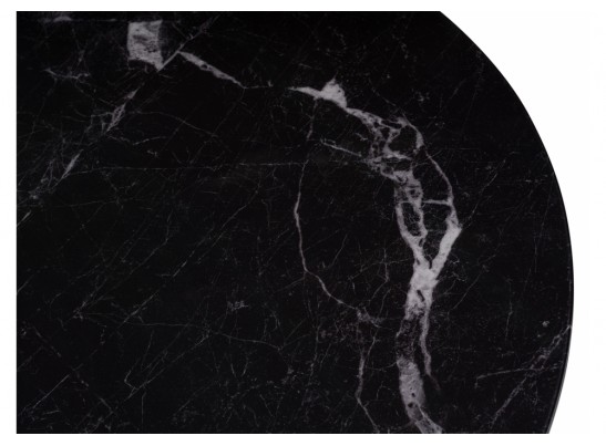 Стеклянный стол Кэмерон 110х110х75 черный в Ростове-на-Дону