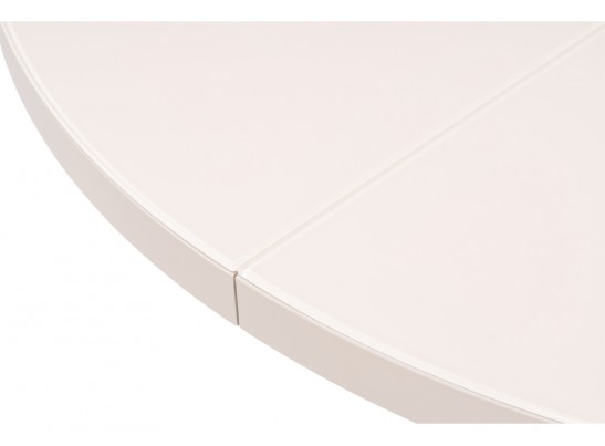 Стеклянный стол Веллор 100(135)х100х78 капучино в Ростове-на-Дону