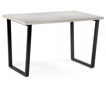 Стол Лота Лофт 120х74х75 25 мм юта / матовый черный