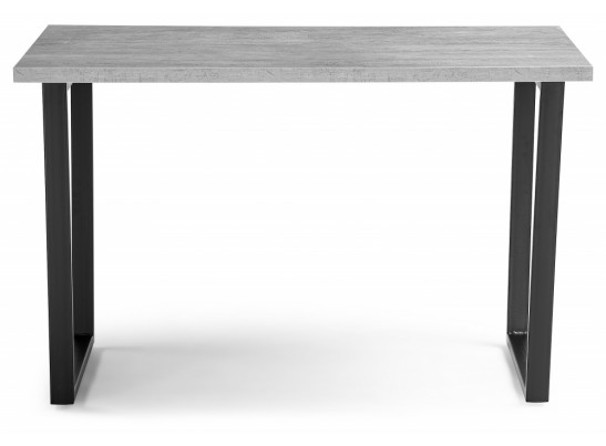 Стол Лота Лофт 140х80х75 25 мм черный матовый / бетон в Ростове-на-Дону