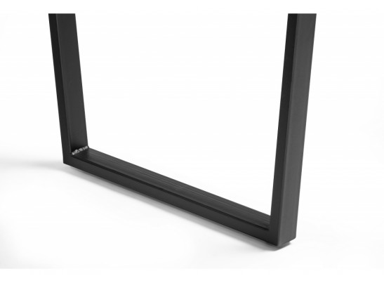 Стол Лота Лофт 140х80х75 25 мм черный матовый / бетон в Ростове-на-Дону