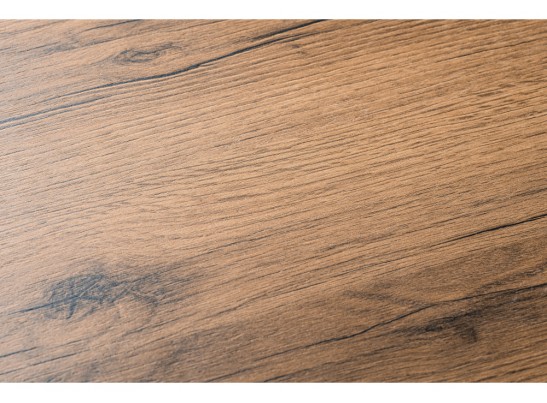 Стол Лота Лофт 140 25 мм дуб делано темный / черный матовый в Ростове-на-Дону