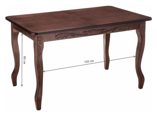 Стол Мауро 129(179)х84х78 орех в Ростове-на-Дону