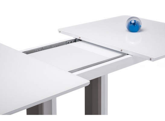 Стол на тумбе Санса 140 белый / шагрень белая в Ростове-на-Дону